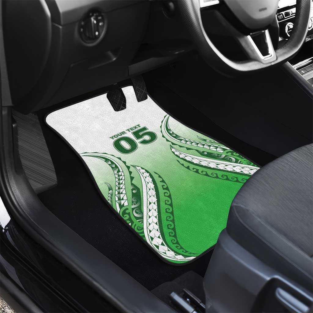 Custom Cook Islands Avaiki Rugby Car Mats Go Champions - Polynesian Pride