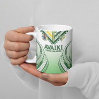 Custom Cook Islands Avaiki Rugby Ceramic Mug Go Champions - Polynesian Pride