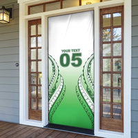 Custom Cook Islands Avaiki Rugby Door Cover Go Champions - Polynesian Pride