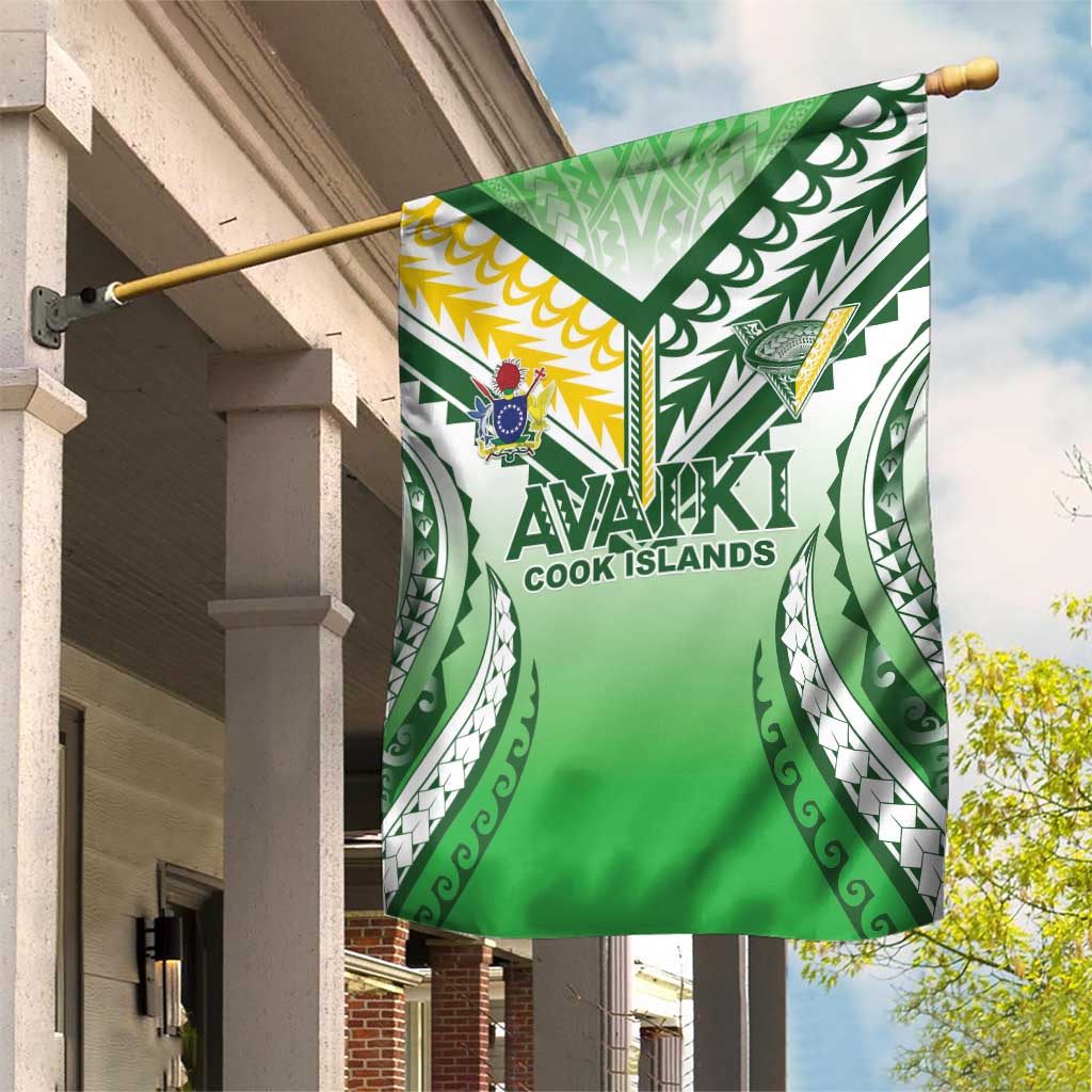 Cook Islands Avaiki Rugby Garden Flag Go Champions - Polynesian Pride