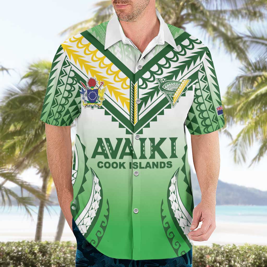 Custom Cook Islands Avaiki Rugby Hawaiian Shirt Go Champions - Polynesian Pride