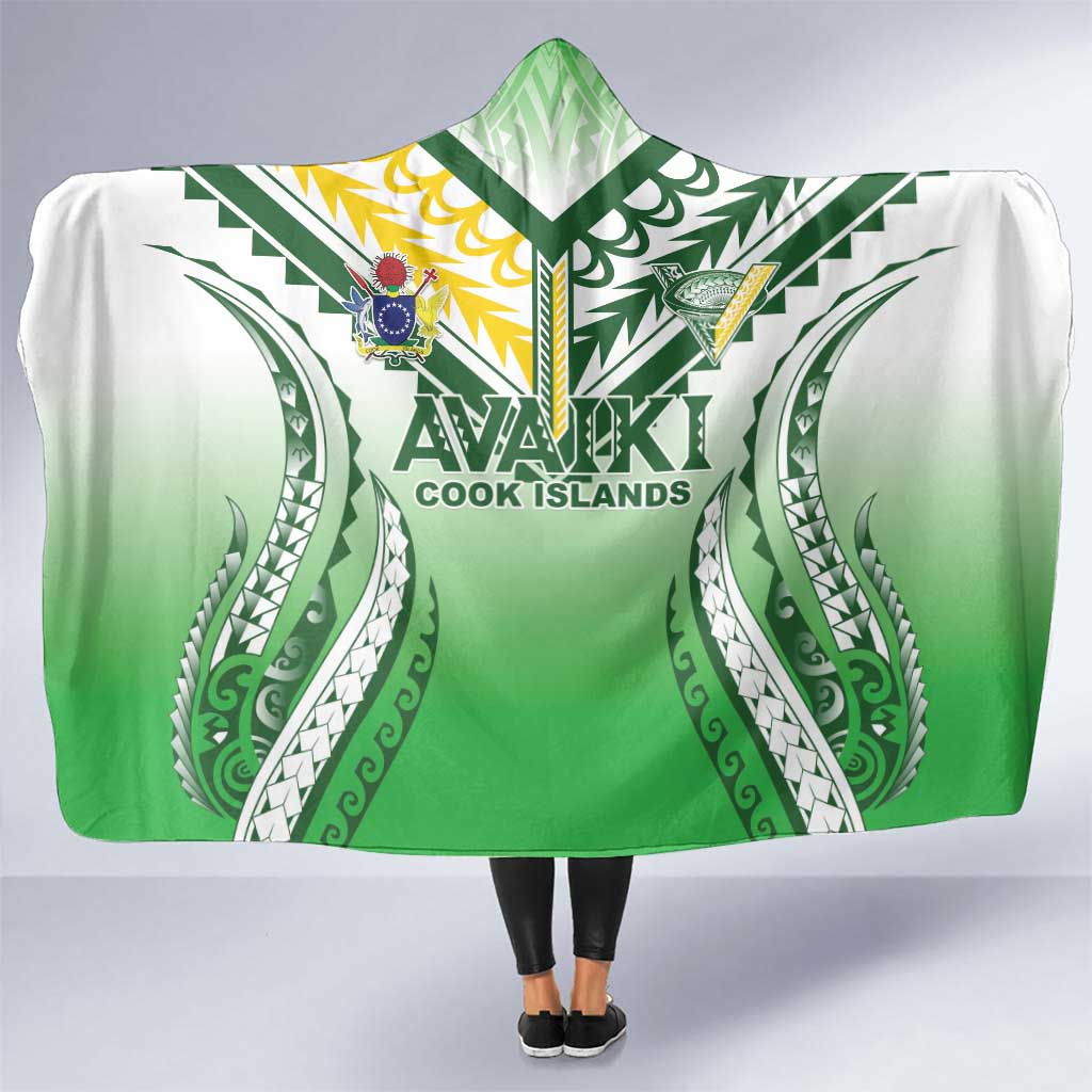 Cook Islands Avaiki Rugby Hooded Blanket Go Champions - Polynesian Pride