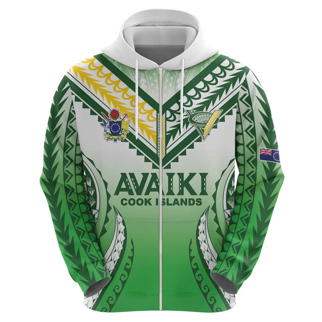 Custom Cook Islands Avaiki Rugby Hoodie Go Champions - Polynesian Pride