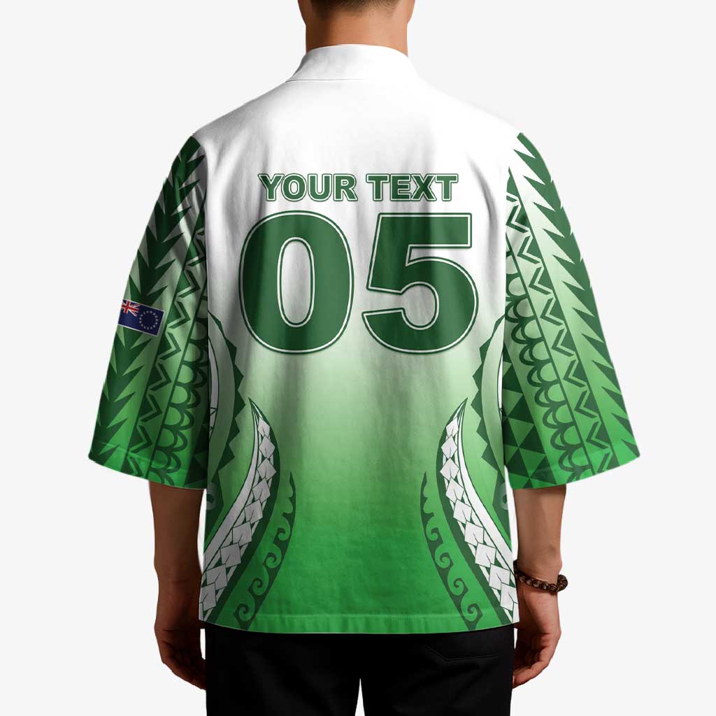 Custom Cook Islands Avaiki Rugby Kimono Go Champions - Polynesian Pride