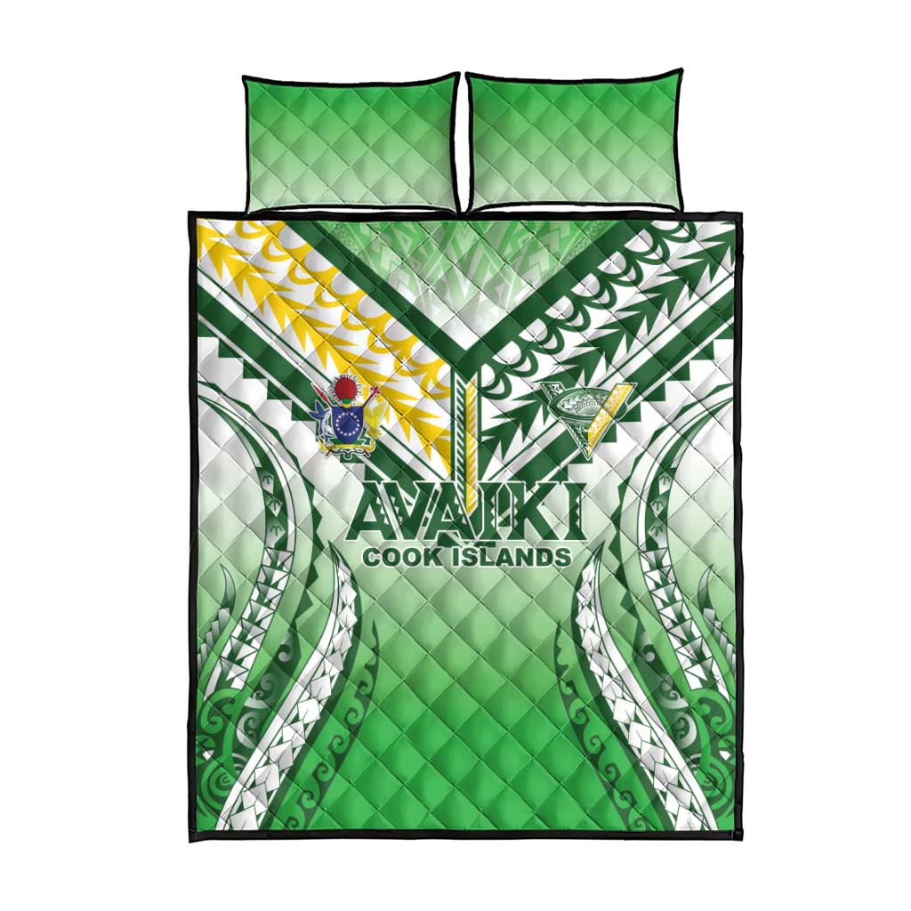 Cook Islands Avaiki Rugby Quilt Bed Set Go Champions - Polynesian Pride