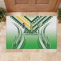 Cook Islands Avaiki Rugby Rubber Doormat Go Champions - Polynesian Pride