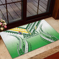 Cook Islands Avaiki Rugby Rubber Doormat Go Champions - Polynesian Pride