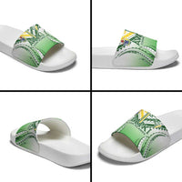 Cook Islands Avaiki Rugby Slide Sandals Go Champions - Polynesian Pride