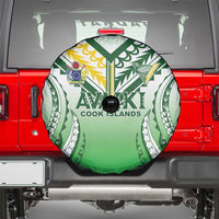 Cook Islands Avaiki Rugby Spare Tire Cover Go Champions - Polynesian Pride