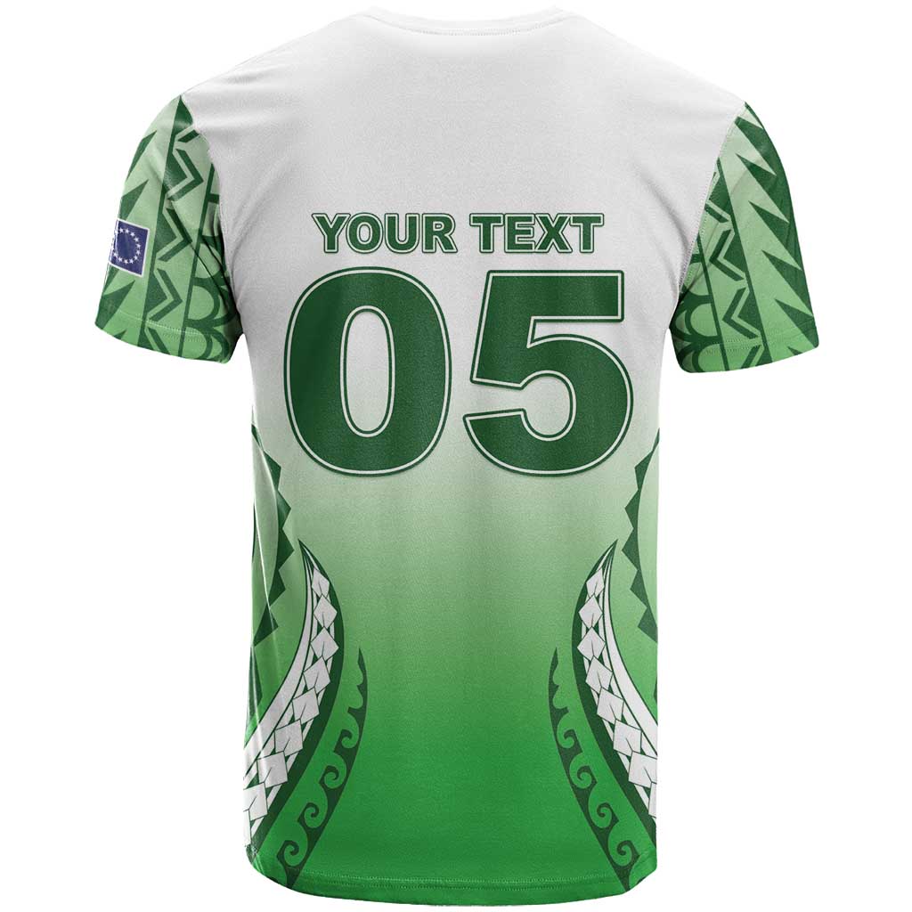 Custom Cook Islands Avaiki Rugby T Shirt Go Champions - Polynesian Pride