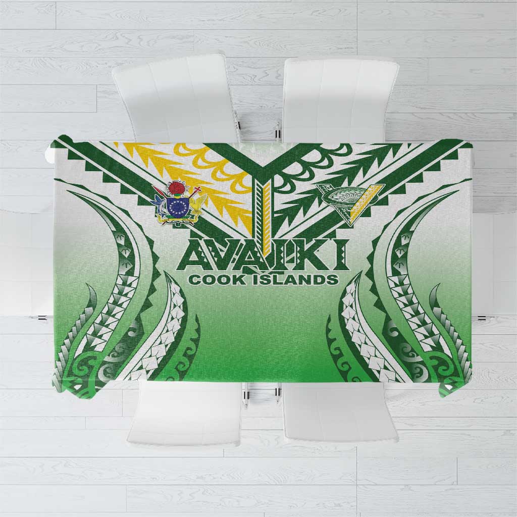 Cook Islands Avaiki Rugby Tablecloth Go Champions - Polynesian Pride