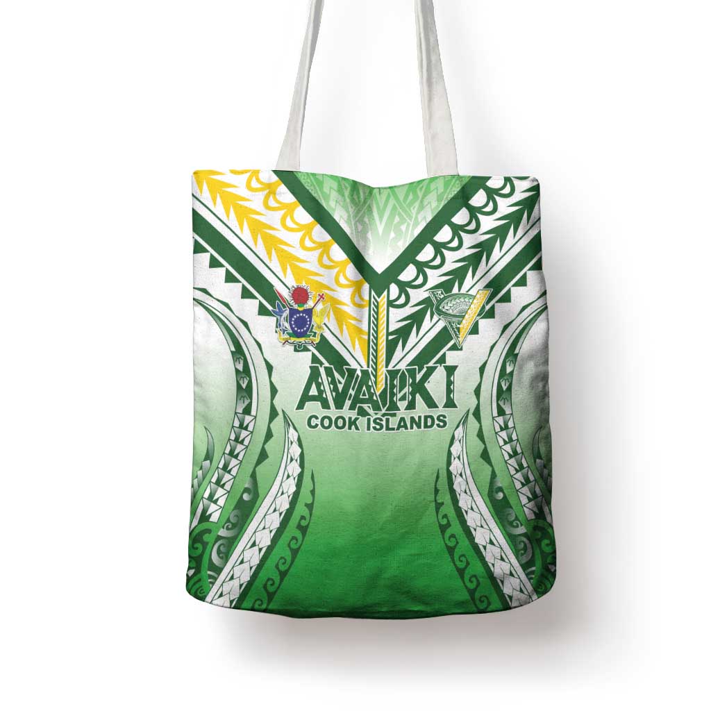 Cook Islands Avaiki Rugby Tote Bag Go Champions - Polynesian Pride
