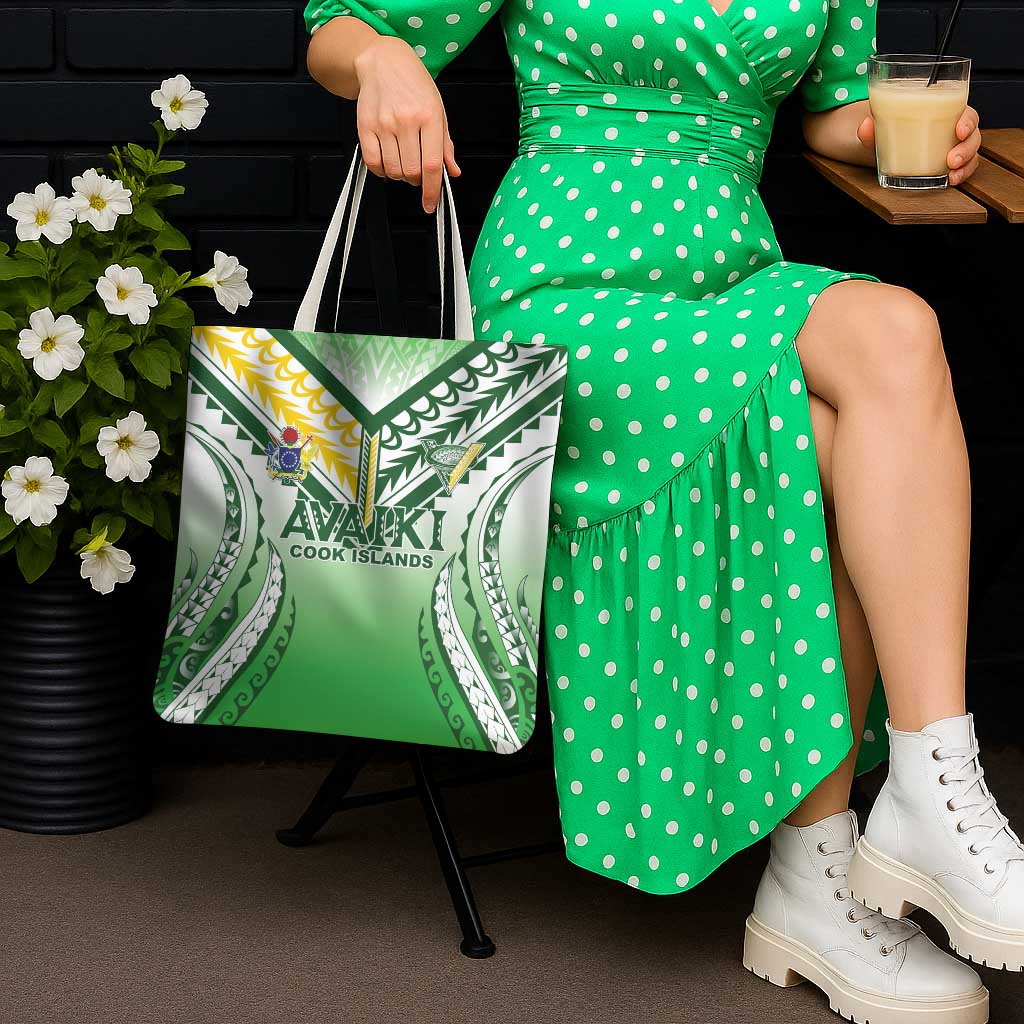 Cook Islands Avaiki Rugby Tote Bag Go Champions - Polynesian Pride