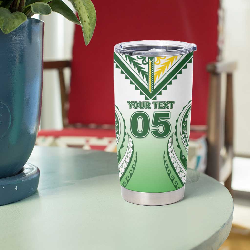 Custom Cook Islands Avaiki Rugby Tumbler Cup Go Champions - Polynesian Pride