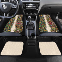 Hawaii And Japan Car Mats Tiki With Oni Mask - Polynesian Pride