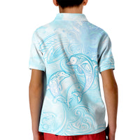 Polynesia Dolphins Under The Sea Kid Polo Shirt Simple Style LT05 - Polynesian Pride
