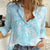 Polynesia Dolphins Under The Sea Women Casual Shirt Simple Style LT05 Female Baby Blue - Polynesian Pride