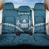 Fiji Happy Father's Day Back Car Seat Cover Au Lomani Iko Dad Polynesian Tribal