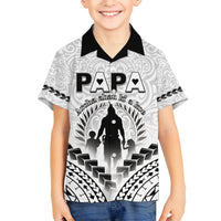 Personalised New Zealand Happy Father's Day Hawaiian Shirt Aroha Ahau Ki A Koe Papa Polynesian Tribal