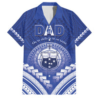 Personalised Samoa Happy Father's Day Family Matching Long Sleeve Bodycon Dress and Hawaiian Shirt Ou Te Alofa Ia Te Oe Tama Dad Polynesian Tribal