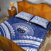 Samoa Happy Father's Day Quilt Bed Set Ou Te Alofa Ia Te Oe Tama Dad Polynesian Tribal