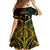 Personalised Vanuatu Happy Father's Day Family Matching Short Sleeve Bodycon Dress and Hawaiian Shirt Mi Lavem Yu Papa Polynesian Tribal