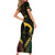 Personalised Vanuatu Happy Father's Day Family Matching Short Sleeve Bodycon Dress and Hawaiian Shirt Mi Lavem Yu Papa Polynesian Tribal