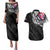 Hawaii Flag Day Couples Matching Puletasi and Hawaiian Shirt Hawaiian Maile Lei