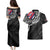 Hawaii Flag Day Couples Matching Puletasi and Hawaiian Shirt Hawaiian Maile Lei