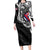 Hawaii Flag Day Family Matching Long Sleeve Bodycon Dress and Hawaiian Shirt Hawaiian Maile Lei
