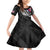 Hawaii Flag Day Family Matching Off Shoulder Short Dress and Hawaiian Shirt Hawaiian Maile Lei