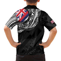 Hawaii Flag Day Family Matching Puletasi and Hawaiian Shirt Hawaiian Maile Lei LT05 - Polynesian Pride