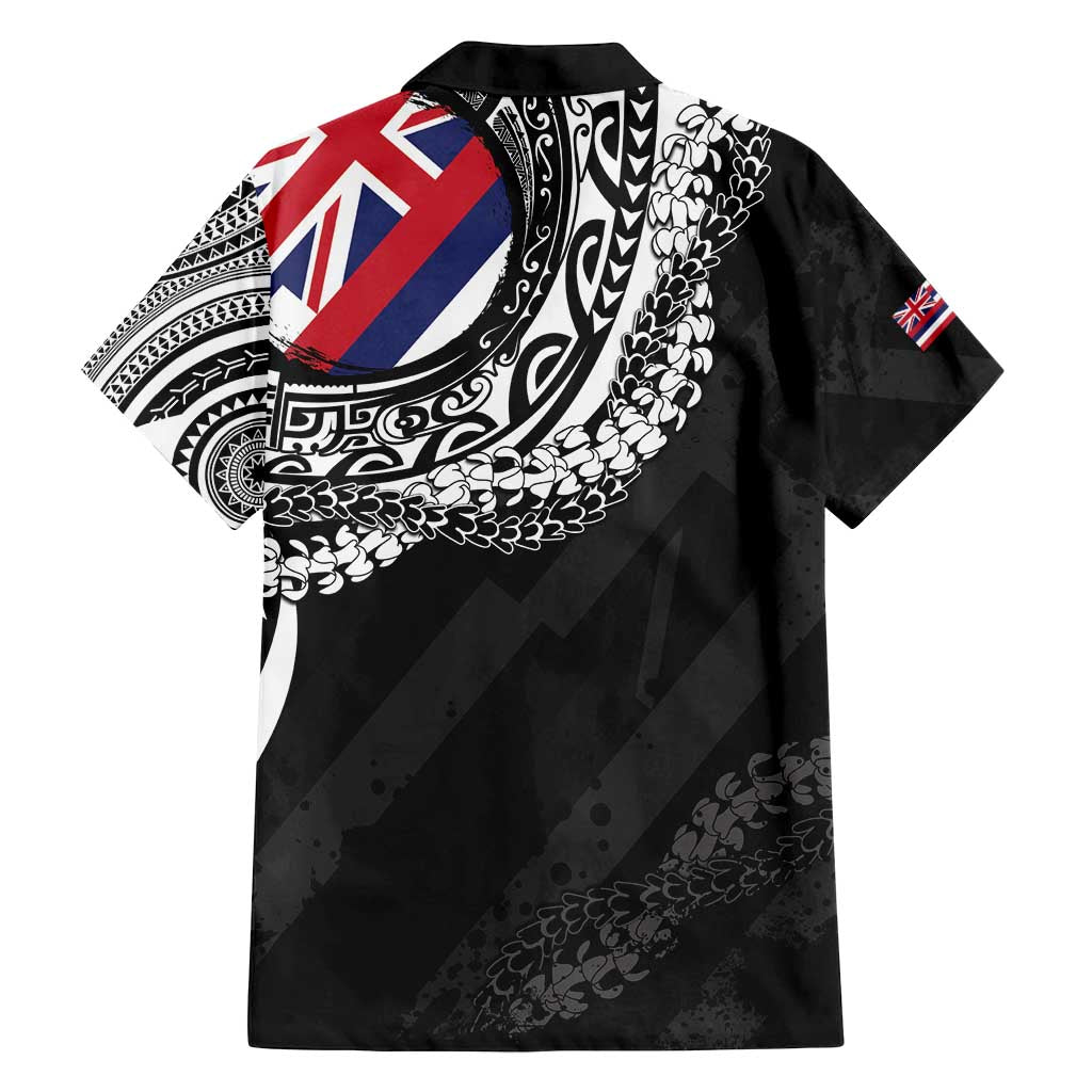Hawaii Flag Day Family Matching Summer Maxi Dress and Hawaiian Shirt Hawaiian Maile Lei LT05 - Polynesian Pride