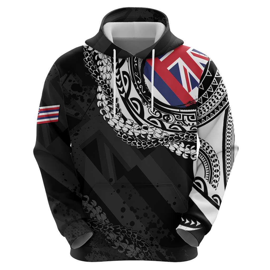 Hawaii Flag Day Hoodie Hawaiian Maile Lei