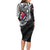 Hawaii Flag Day Long Sleeve Bodycon Dress Hawaiian Maile Lei