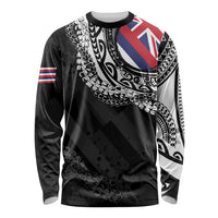 Hawaii Flag Day Long Sleeve Shirt Hawaiian Maile Lei