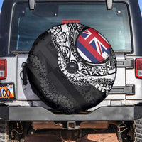 Hawaii Flag Day Spare Tire Cover Hawaiian Maile Lei