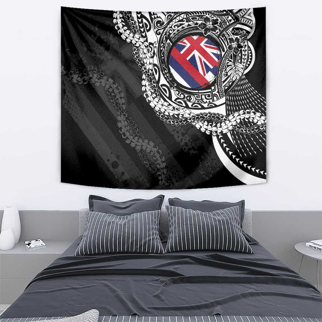 Hawaii Flag Day Tapestry Hawaiian Maile Lei
