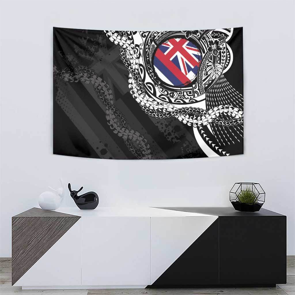 Hawaii Flag Day Tapestry Hawaiian Maile Lei