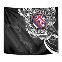 Hawaii Flag Day Tapestry Hawaiian Maile Lei