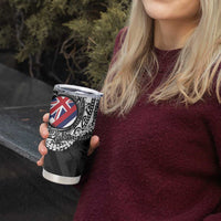 Hawaii Flag Day Tumbler Cup Hawaiian Maile Lei