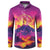 Hawaii Kilauea Volcano Button Sweatshirt There Is Pele Goddess Of The Volcano - Polynesian Pride