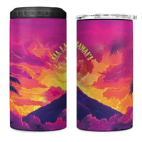 Hawaii Kilauea Volcano 4 in 1 Can Cooler Tumbler There Is Pele Goddess Of The Volcano - Polynesian Pride