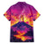 Hawaii Kilauea Volcano Family Matching Off Shoulder Short Dress and Hawaiian Shirt There Is Pele Goddess Of The Volcano - Polynesian Pride