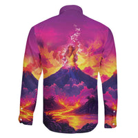 Hawaii Kilauea Volcano Family Matching Short Sleeve Bodycon Dress and Hawaiian Shirt There Is Pele Goddess Of The Volcano - Polynesian Pride