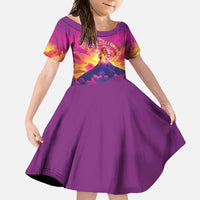 Hawaii Kilauea Volcano Family Matching Tank Maxi Dress and Hawaiian Shirt There Is Pele Goddess Of The Volcano - Polynesian Pride