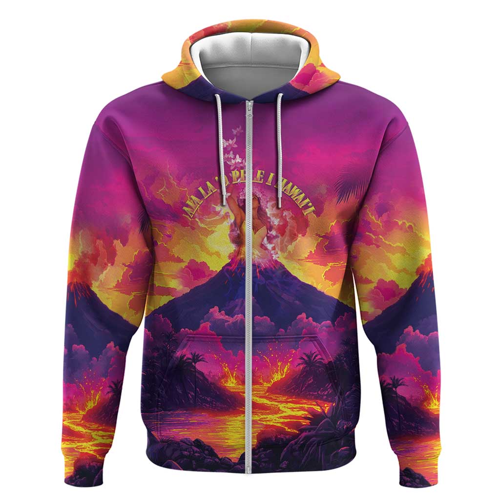 Hawaii Kilauea Volcano Hoodie There Is Pele Goddess Of The Volcano - Polynesian Pride