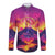 Hawaii Kilauea Volcano Long Sleeve Button Shirt There Is Pele Goddess Of The Volcano - Polynesian Pride
