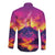 Hawaii Kilauea Volcano Long Sleeve Button Shirt There Is Pele Goddess Of The Volcano - Polynesian Pride
