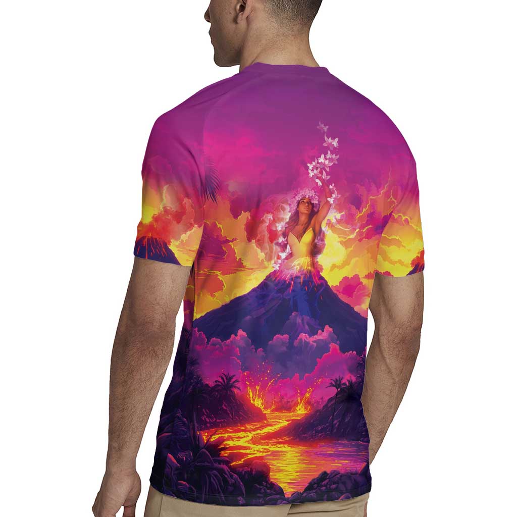 Hawaii Kilauea Volcano Rugby Jersey There Is Pele Goddess Of The Volcano - Polynesian Pride